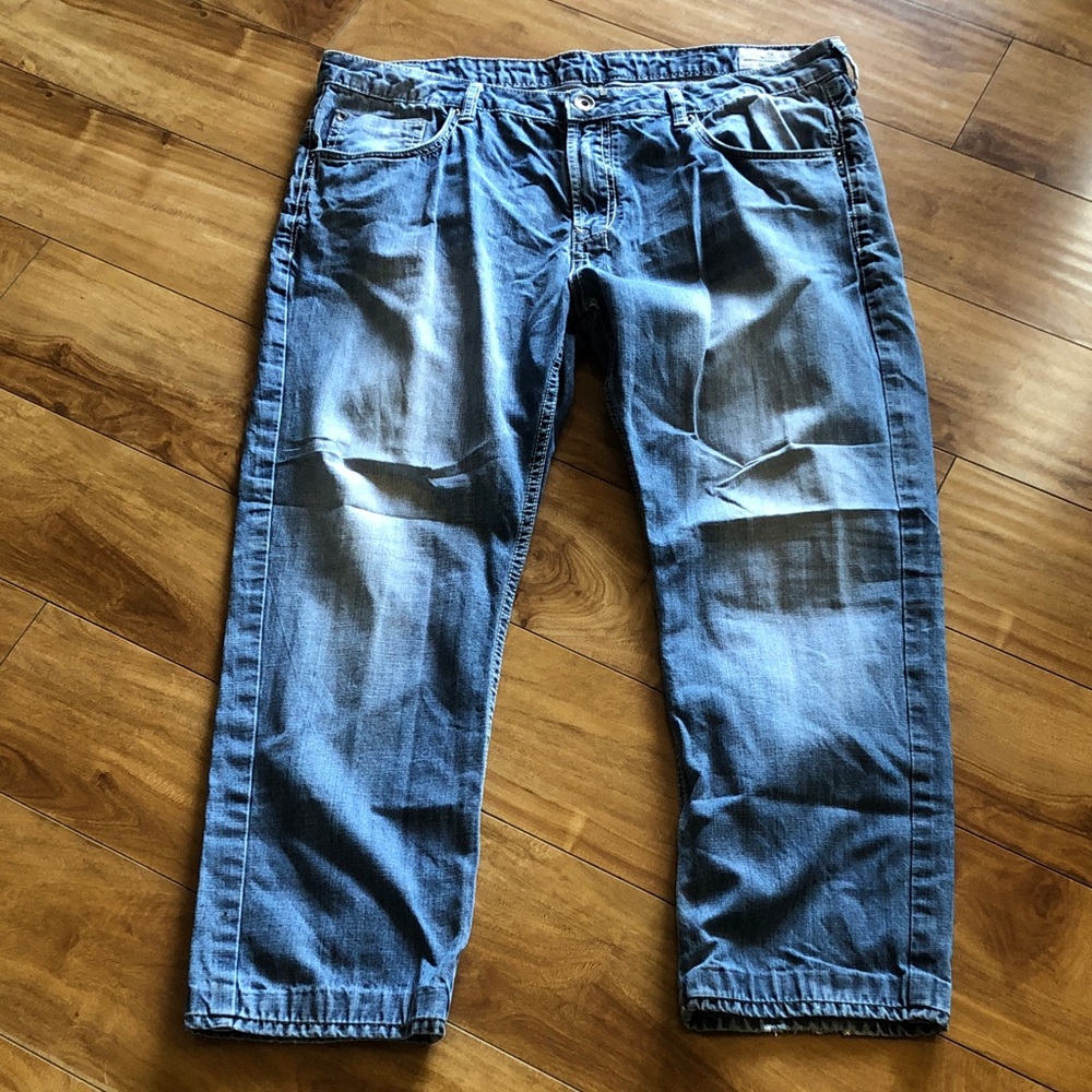 Buffalo David Bitton Relaxed Fit Blue Jeans